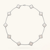 CLOVER | 10 Motive Silver Necklace