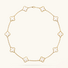 CLOVER | 10 Motive White Necklace