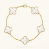 CLOVER | White Bracelet