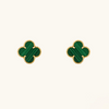 CLOVER | Green Earrings