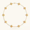 CLOVER | 10 Motive Gold Necklace