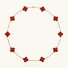 CLOVER | 10 Motive Red Necklace